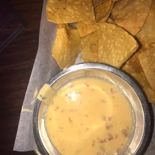 Rotel dip and chips