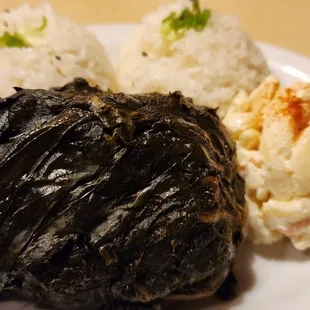 LauLau Plate w/2 scoops rice &amp; 1 scoop mac ($17.94, 9/8/23)