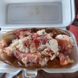 Connecticut Style Lobster Roll with Butter