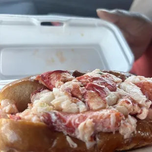 Connecticut Style Lobster Roll with Butter