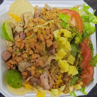 Yum Nacho Salad! ¡Delicioso ensalada de Nacho!