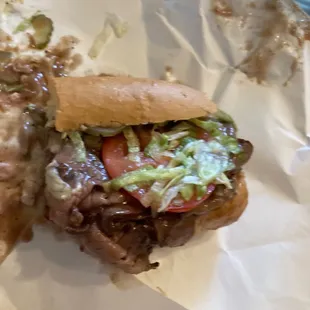 Overstuffed Roast Beef PoBoy