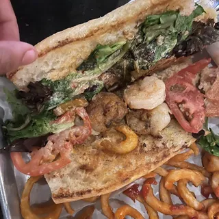 Shrimp Po Boy Sandwich