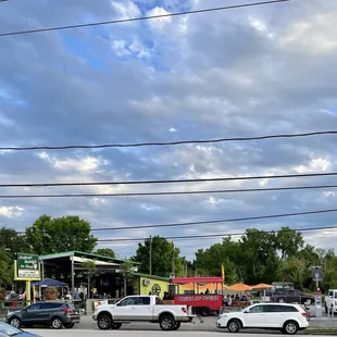 cars parked in a parking lot