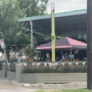 Front of Bobcat Teddy&apos;s / Patio Area