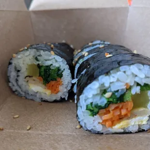 Gimbap (whoops ate a couple already)