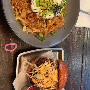 Kimchi Fried Rice &amp; Gogi Burger