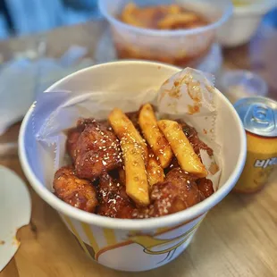 Dakgangjeong (Sweet Crispy Korean Fried Chicken) - $24.95)