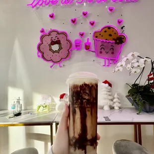 Tira-Miss-U milk tea with crystal boba