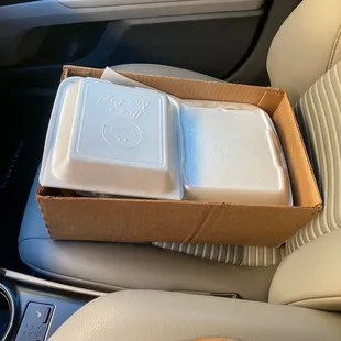 My take out order yum!