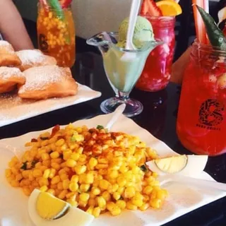 16. Stir Fried Corn with Dry Shrimps