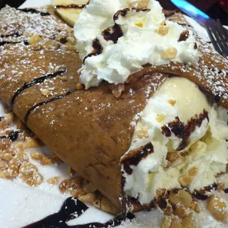 37. Banana Split Crepe