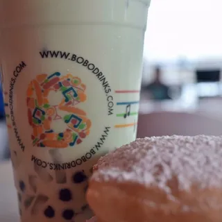 63. Honeydew Milk Tea