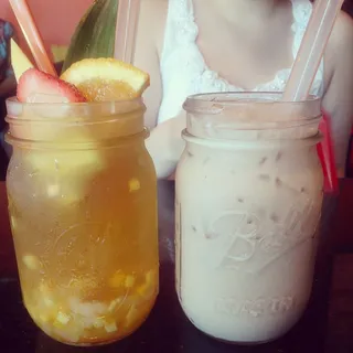 68. Passion Fruit Milk Tea