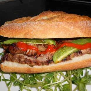Grilled Pork Sandwich