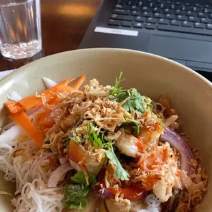 Shrimp &amp; Chicken Vermicelli Bowl