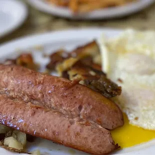 2 Eggs and Polish Sausage