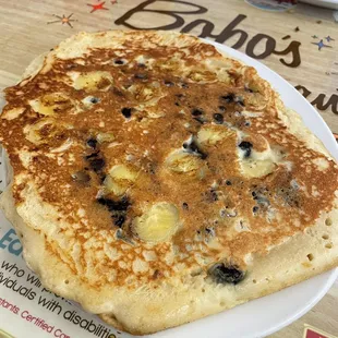 Blueberry and Banana Pancake