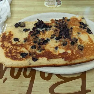 Blueberry pancake