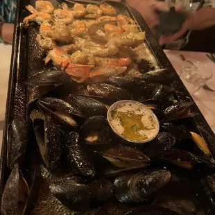 oysters and mussels, food, mussels, shellfish, oysters