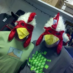 Yes, they even have chicken masks!