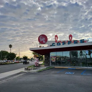 the outside of the building