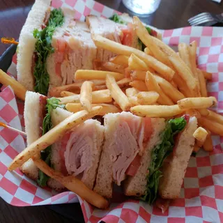 Triple-Decker Turkey Club Sandwich