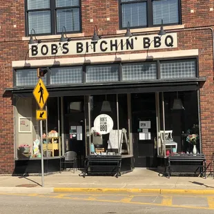 he front of the restaurant