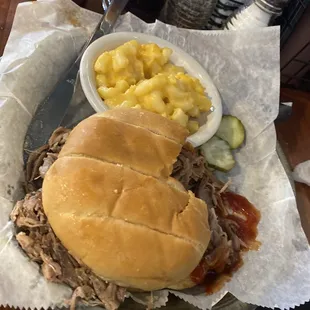 Bacon White Cheddar Pork Sandwich