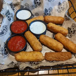 Mozzarella Sticks for $10.