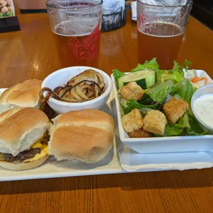 Cheeseburger Sliders for $13.