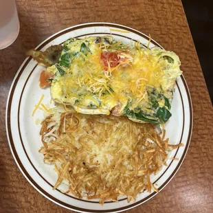 Veggie omelette
