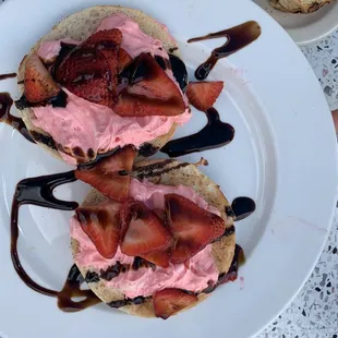 Strawberry bagel