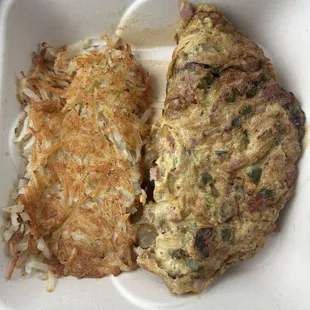 Diner Omelet &amp; Hash Browns