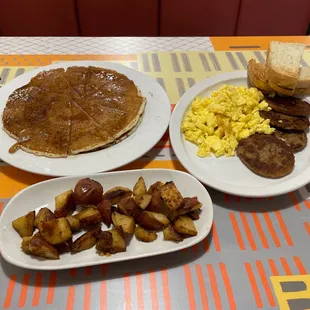 pancakes, food