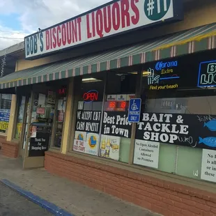  the outside of the store