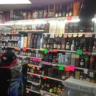 Most liquor selection in the whole tri city area