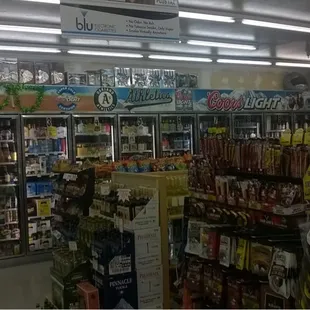 the inside of a store