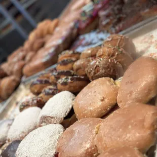 a variety of donuts
