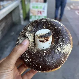 Chocolate Marshmallow Donut