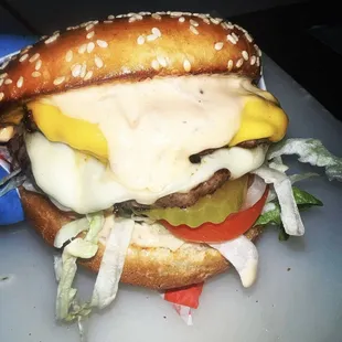 Double cheeseburger