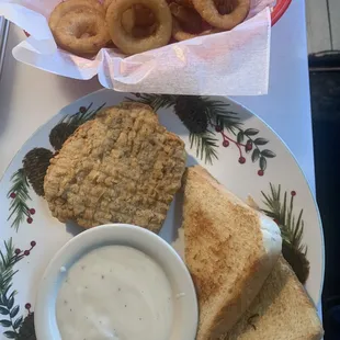 Chicken fried steak dinner