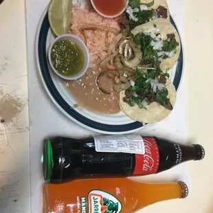 Authentic street tacos