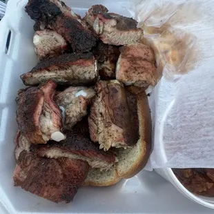 Rib Tips Dinner