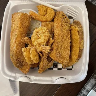 Buffalo &amp; Shrimp Dinner