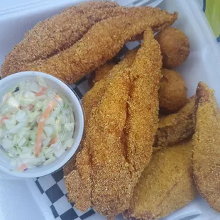 Catfish dinner