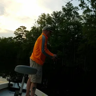 We're all alone. Just us and the fish!