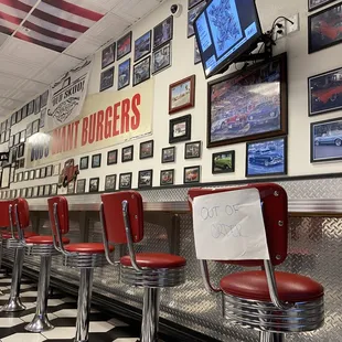 Inside the store