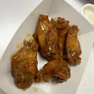 tiny tiny wings but flavor was ok