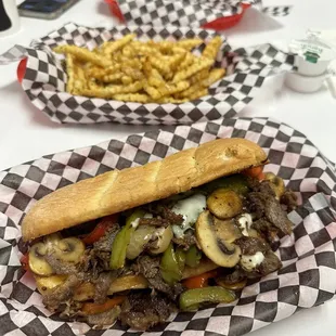 It was Super Okay. Cheesestake Factory(East Bay), Theo&apos;s(San Leandro) are all better. Mills Hoagies(Oakland) is destroying all these guys!